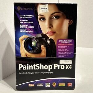 Corel Paintshop Pro X4 Ultimate | Windows 7,‎ XP, Vista | WORKS